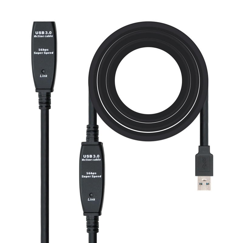 Nanocable Cable USB 30 Prolong Amplificador 15 m